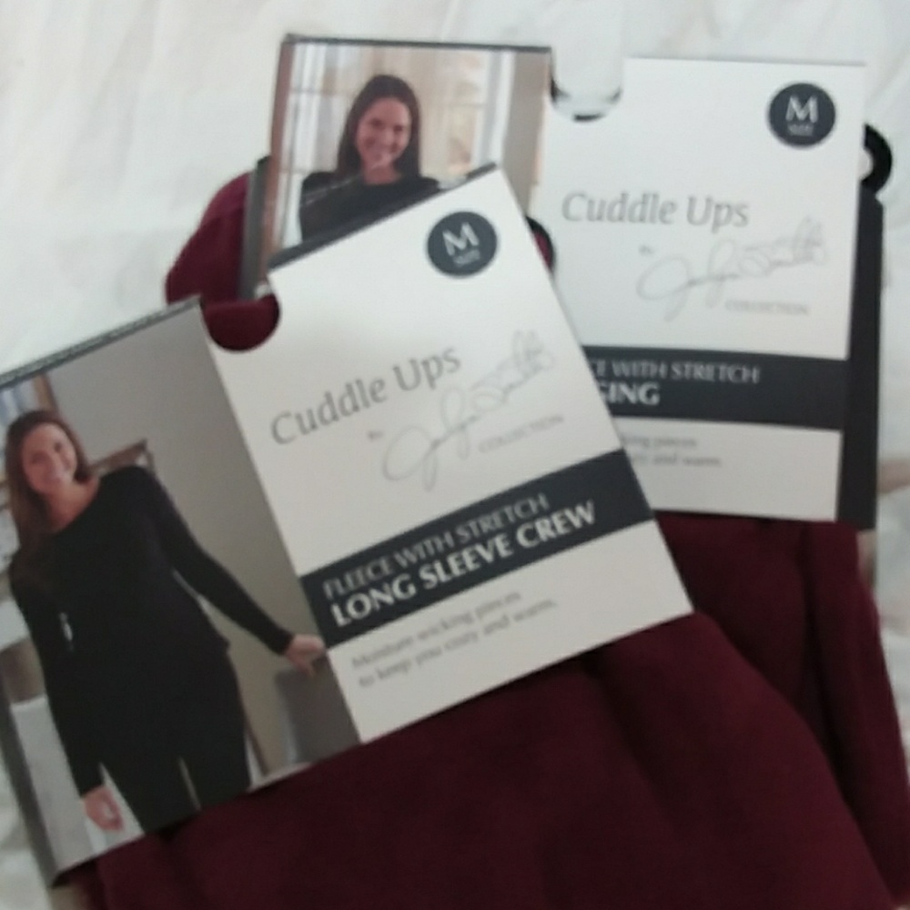 NWT Fleece Cuddle Ups Crew and Leggings